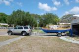 1999 Toyota 4 Runner with sailboat
